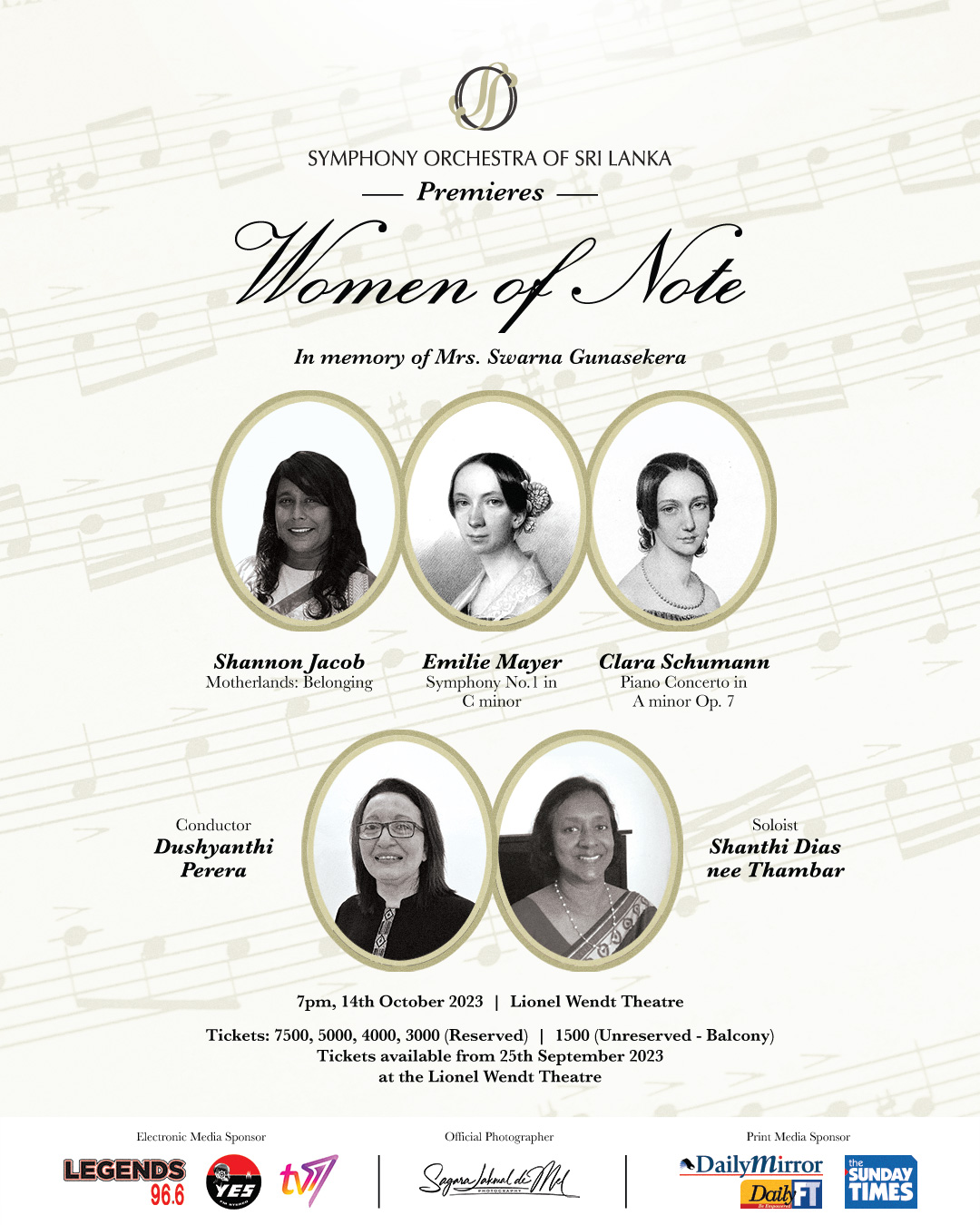 SOSL Premieres: Women of Note